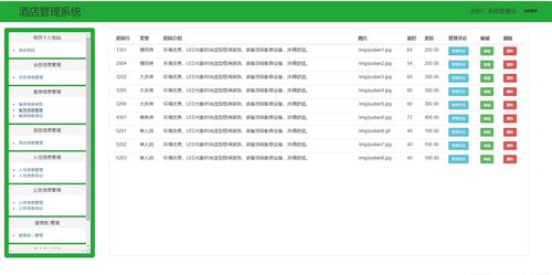 java项目 前台预定 后台管理酒店管理系统 java ssm jsp mysql maven